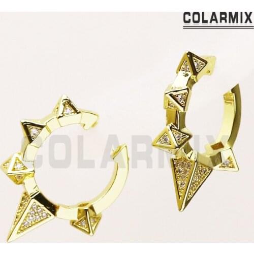 4 Pair Hoop earrings simple hoop Circle earrings Round jewelry Stud earrings Hoop earrings Gift for women jewelry 41281