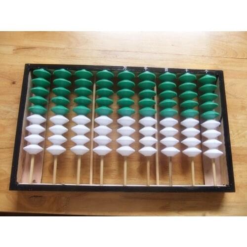47cm Large Size Classic Ancient Calculator Abacus Soroban for Teacher Wooden Frame Chinese Traditional Demo Uses Learning Abacus