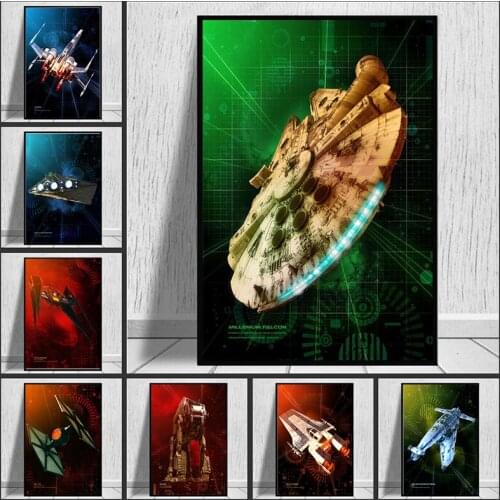 5D DIY Diamond Embroidery Disney Star Wars Vehicles Full Square Round Diamond Painting Landscape Moasic Art Home Decoration