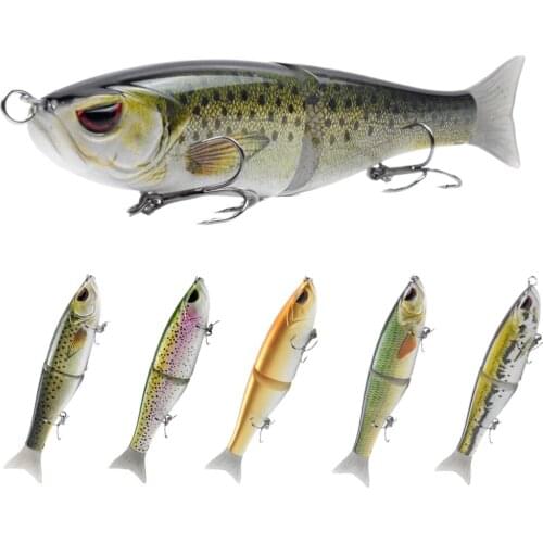AYWFISH 18 Cm 62g Cross Border Two Metal Connection Bionic Bait S Swimming Style Soft Tail Two Lure Bait