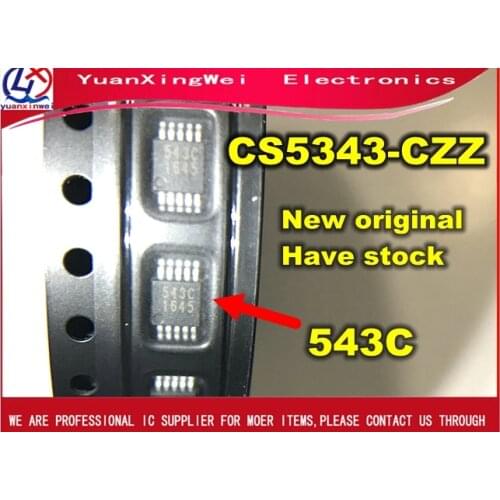 Free Shipping 10PCS CS5343-CZZ CS5343 543C MSOP10