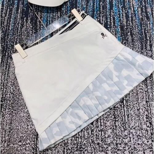 2021 ML Fashion Skirt Womens Golf Short Skirt Stretch Slim Skirt