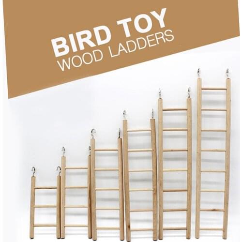 IdYllife Brids Toy Bird Cage Ladders Parrot Toys in Bird House Accessories for Budgie Agapornis Aves Supplies