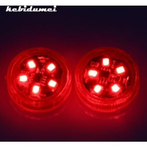 Kebidumei 2pcs 5 LEDs Warning Flash Lamp Safety Indication Wireless Anti-Collision signal light parking lamps Car Openning Door