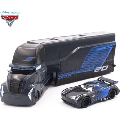Disney Pixar Cars 3 Jackson Storm Mack Uncle Truck Car 1:55 Diecast Lightning McQueen Model Car Toys Children Birthday Gift