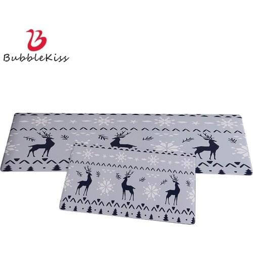 Bubble Kiss 2020 Non-Slip Kitchen Mat Modern Design Style Living Room Carpet Creative Geometric Pattern Area Floor Mat Carpet