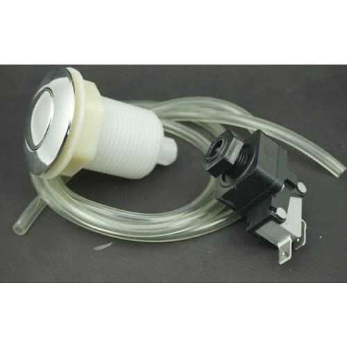 New On Off PUSH BUTTON switch Jetted Whirlpool Jet Bath Tub Spa Garbage Disposer Disposal Air Switch Kit - push button