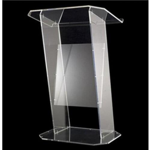 Clear Acrylic Church Pulpit Modern Clear Acrylic Perspex Lectern Podium Church Pulpit