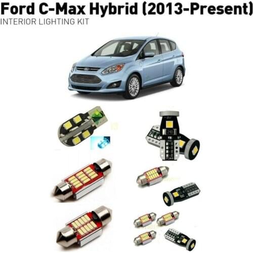 Led interior lights For Ford c-max hybrid 2013+ 22pc Led Lights For Cars lighting kit automotive bulbs Canbus