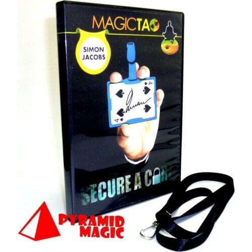 Secure A Card by Simon Jacobs and MagicTao close up Street mentalism Classic card magic tricks