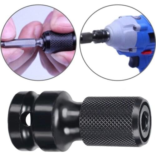 1/2 inch Square To 1/4 inch Hex Ratchet Socket Wrench Socket Adapter Spanner Set Drive Converter Impact Tool Lengte 50mm