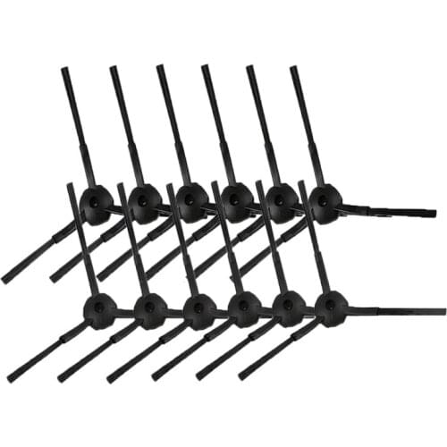 12pieces (6 Left+6 Right) Side brush for Dibea X500 X580 Ecovacs Mirror CR120 Vacuum Cleaner Robotic Replacements