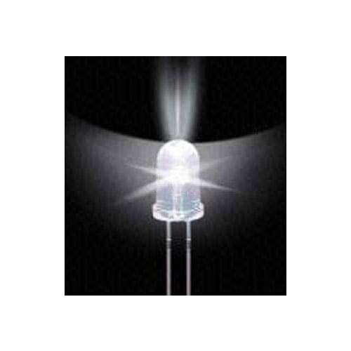 3MM LED Light-Emitting Diodes White Glow White Light Highlighted Luminous Tube 100 PCS / 1 Lot