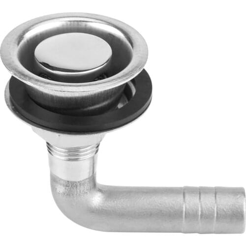 90 Degrees Stainless Steel Marine Boat Flush Mount Fuel Gas Tank Vent for 5/8" Hose Durable Parts