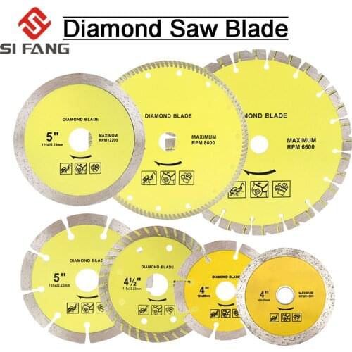 Dia 4" 4.5" 5" 7" 8'' 9" 10"Diamond Saw Blade Cutting Disc Wet/Dry Circular Cutting Wheel for Marble granite concrete