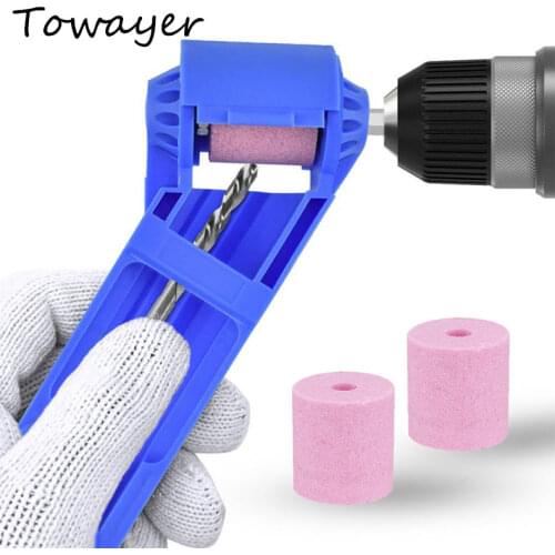 Drill Bit Sharpener Corundum Diamond Grinding Wheel Polishing 2-12.5mm Abraser for Drill Burnisher Grinder Drill Bit Holystone