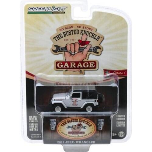 GreenLight cars 1/64 2012 JEEP WRANGLER Cars Model Off-road Adventure Collection of car toy gifts
