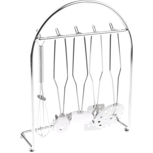 Kids Kitchen Utensil Playset A (6pcs, Stainless Steel) for Children Pretend Play Chef Cooking