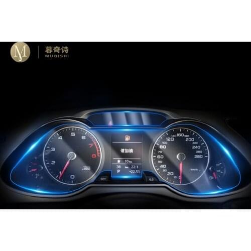 For Audi A4 B8 2013 14 2015 Automotive interior Instrument panel membrane LCD screen TPU protective film decoration Anti-scratch