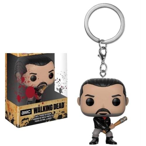 The Walking Dead Keychain Negan Action Figure Toy