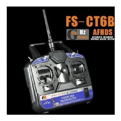 FlySky FS-CT6B FS CT6B 2.4G 6CH Radio Kit System ( TX FS-CT6B + RX FS-R6B) RC 6CH Transmitter