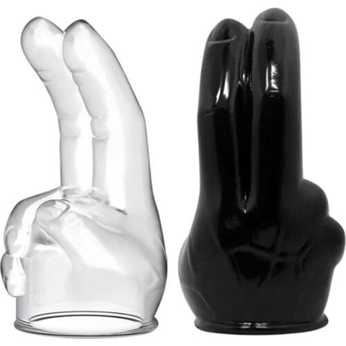 G-Spot Clitoris Stimulator AV Rod Massager Cap Accessories Magic Wand AV Head Finger Vibrator Attachment Sex Toy For Women