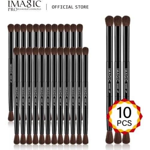 IMAGIC Professional Cosmetic Eyeshadow Brush Double-headed Eye Makeup Tool Set