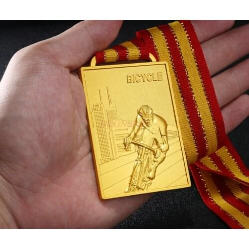 Metal gold and medal Cycling Competition Medal Bicycle Championship Medal Universal Metal Gold And Silver Bronze 2020