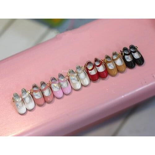 Classic small leather shoes available for Blythes doll JB MMK AZONE Lati Chole doll accessories