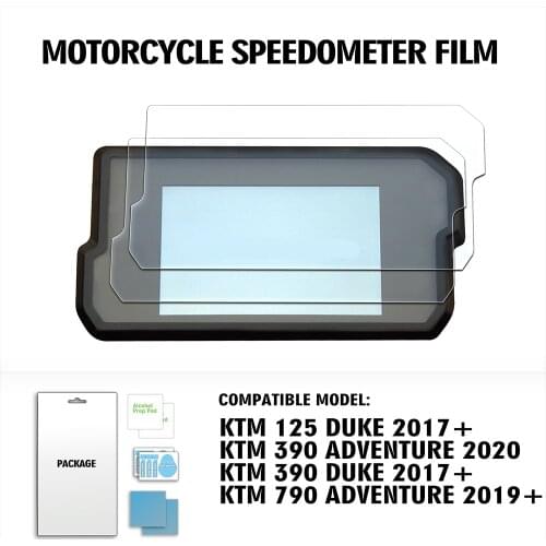 Cluster Scratch Protection For KTM 125 390 Duke 390 790 Adventure 1290 Super Adventure and For KYM XCITING 400 Film Screen Cover