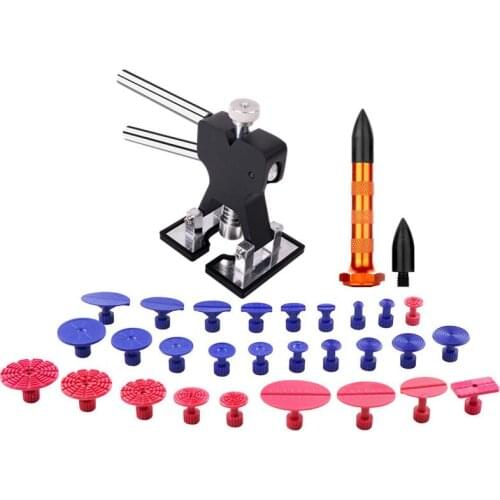 Car Dent Puller Kit Paintless Dent Repair Remover Pro Dent Lifter Tools Glue Pulling Tabs for DIY Automobile Body Hail Damage