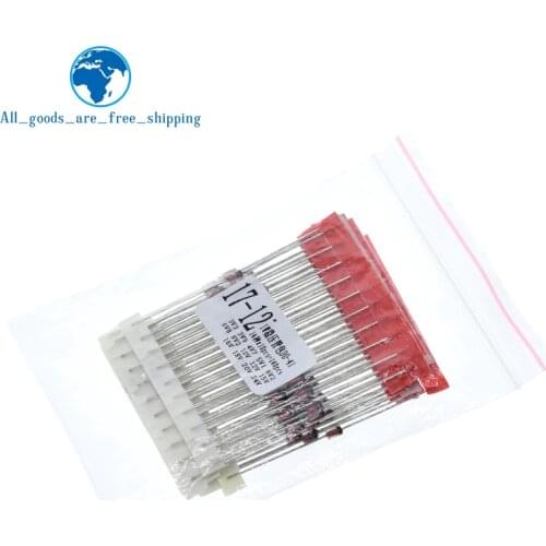 TZT 140PCS 14values*10pcs=140pcs 1W Zener diode kit DO-41 3.3V-30V component diy kit