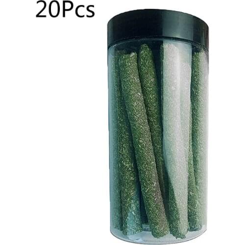 Natural Rabbit Hamster Grass Chew Sticks Pet Food Toy Natural Snack For Rabbit Hamsters Chinchillas Squirrel