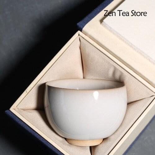 Official Kiln Tasting Cup Manual Ceramics Tea Bowl Kung Fu Tea Cup Tea Set Household Retro Tea Cups Drinkware Tea Mug Master Cup