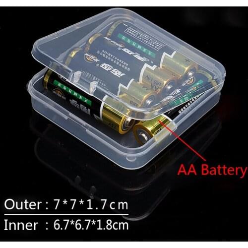 7*7*1.7cm Plastic Storage Box PP Transparent Small Case Pack boxes DIY Making Part Material Accessories Supplies A69