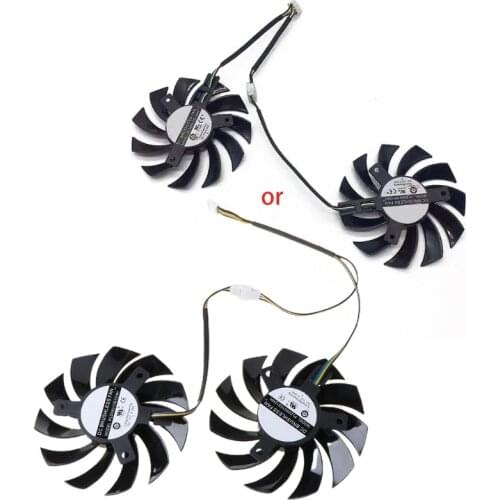 PLD08010S12HH 12V 0.35A 75mm 4Pin For MSI R6750 HD6750 DDR5.DX11 HD5750 Graphics Card Cooling Fan