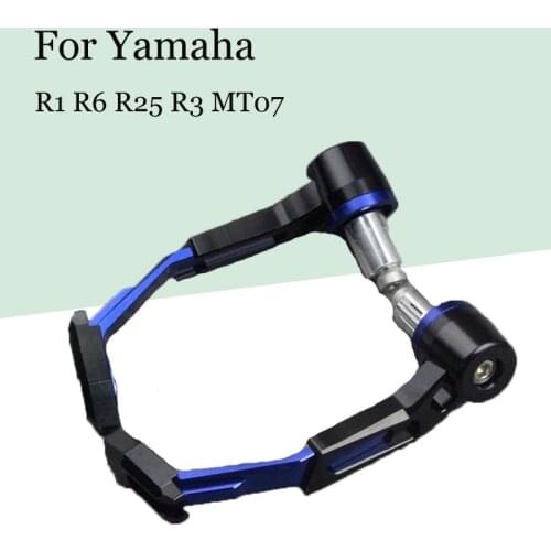 For Yamaha R1 R6 R25 R3 MT07 CNC Anti-Slide Retrofitting Pad for Brake Clutch Horn-Shaped Handle Bar Drop-Resistant Rod