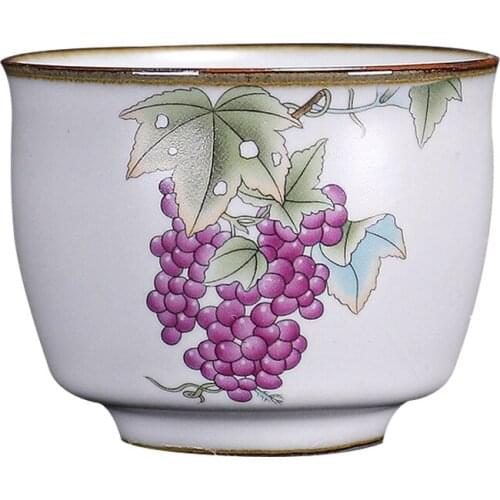 Ru Kiln Teacup Single Cup Master Can Be Raised To Open A Piece Of Tea Set Size Bowl For Household Use Drinkware Teaware 120ml