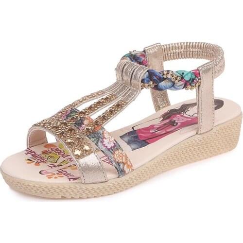 Girls Sandals Childrens Shoes Girls open-toed sandals 2018 new Korean summer childrens high heels little girl