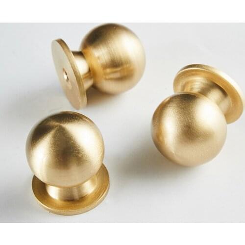 Spherical/Brass Dresser Knobs Drawer Pulls Handles Cabinet Door Knob Handle Antique Rustic Kitchen Hardware Pull
