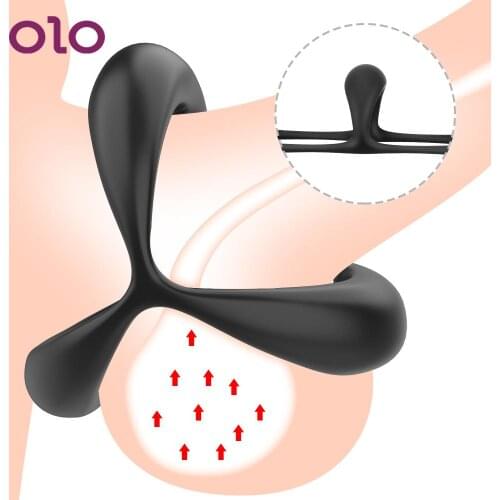 Silicone Delay Ejaculation Penis Ring Erection Sex Toys For Men Cock Rings