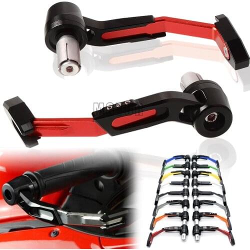 Universal CNC Motorcycle Brake Levers Hand Guard Protector For Yamaha Kawasaki MT07 MT09 TMAX500 530 YZFR3 R25 Nijin ER6N ER6F