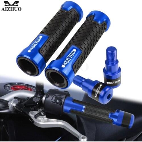 Handle Bar Cap End Plug Motorcycle Accessories FOR YAMAHA XSR900 2016 XSR 900 7/8"22mm CNC Aluminum with LOGO Handlebar Grips