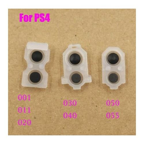 100Pcs For PS4 Controller L2 R2 L1 R1 Rubber Buttons JDS 001 011 020 030 040 050 055 Silicon Rubber Pads