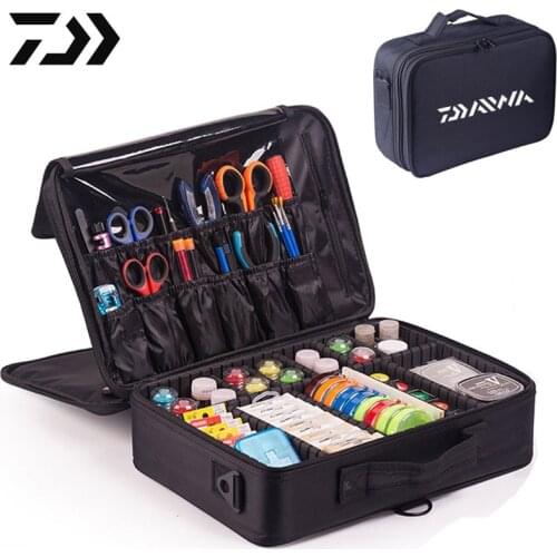 2022 Outdoor Fishing Line Wheel Bait Bag Storage Box Fishing Bag Multifunctional Waterproof Portable Camping Travel Case X282G