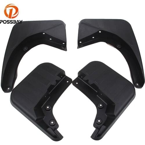 POSSBAY 4Pcs Mudguards for Mercedes-Benz A-Class B180/200 C-Class GLK Mud Flaps Splash Guard Fender Auto Side Replacement