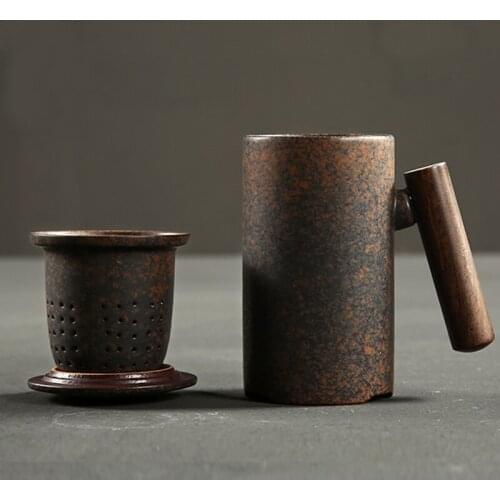 Japanese Style Teacup Water Cup Stoneware Ceramic Hand-painted Kungfu Teacup Drinkware