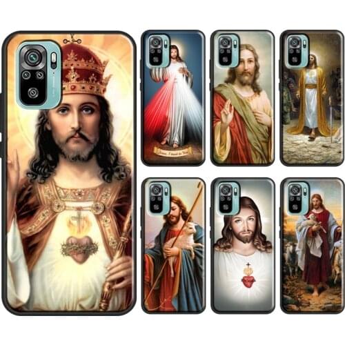 Jesus Christ God bless you For Xiaomi Redmi Note 9 Pro 10 7 8 9S 8T Cover For Redmi K40 9 9C 9A 7A 8A 9T Phone Case
