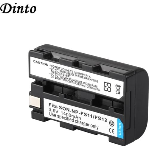 Dinto 1pc 1400mAh NP-FS10, NP-FS11 NPFS11 NP-FS12 Replacement Digital Camera Battery for Sony CCD-CR1 DCR-PC3 DSC-P1 F55V