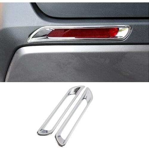 For Toyota Rav 4 Rav4 2019 2020 Rear Reflector Fog Light Lamp Cover Sticker Decoration Chrome Trim Accessories